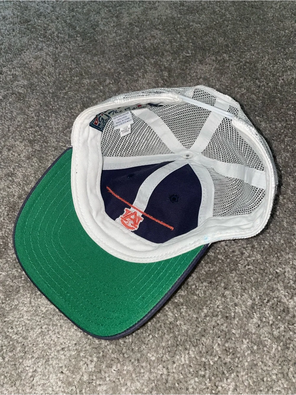 Auburn University Navy and White Trucker Hat Youth